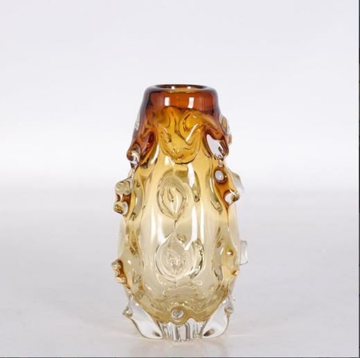 E-XJ-182501/182401 彩玻圆点瓶身琥珀花瓶 商品图1