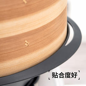 美善品TM6小美专用TM5椭圆形大号手工杉木蒸笼蒸包子馒头大容量两笼一盖