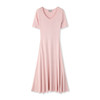 东黎 • 丝绒款女士针织A字扩摆纯色时尚连衣裙 3133 商品缩略图0