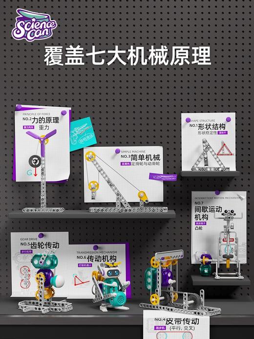 【科学罐头Steam】科学罐头创客积木机械动力版 商品图3