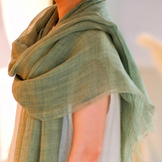 亚麻羊绒披肩 商品图1