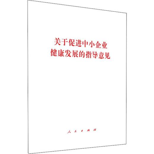 关于促进中小企业健康发展的指导意见 商品图0