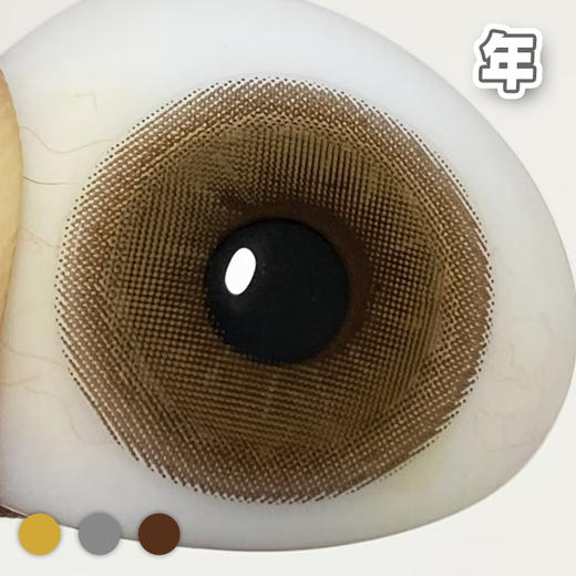 #橘子汽水 棕/灰/巧/粉/蓝/绿 【1片装】舒适推荐 / 年抛 商品图1