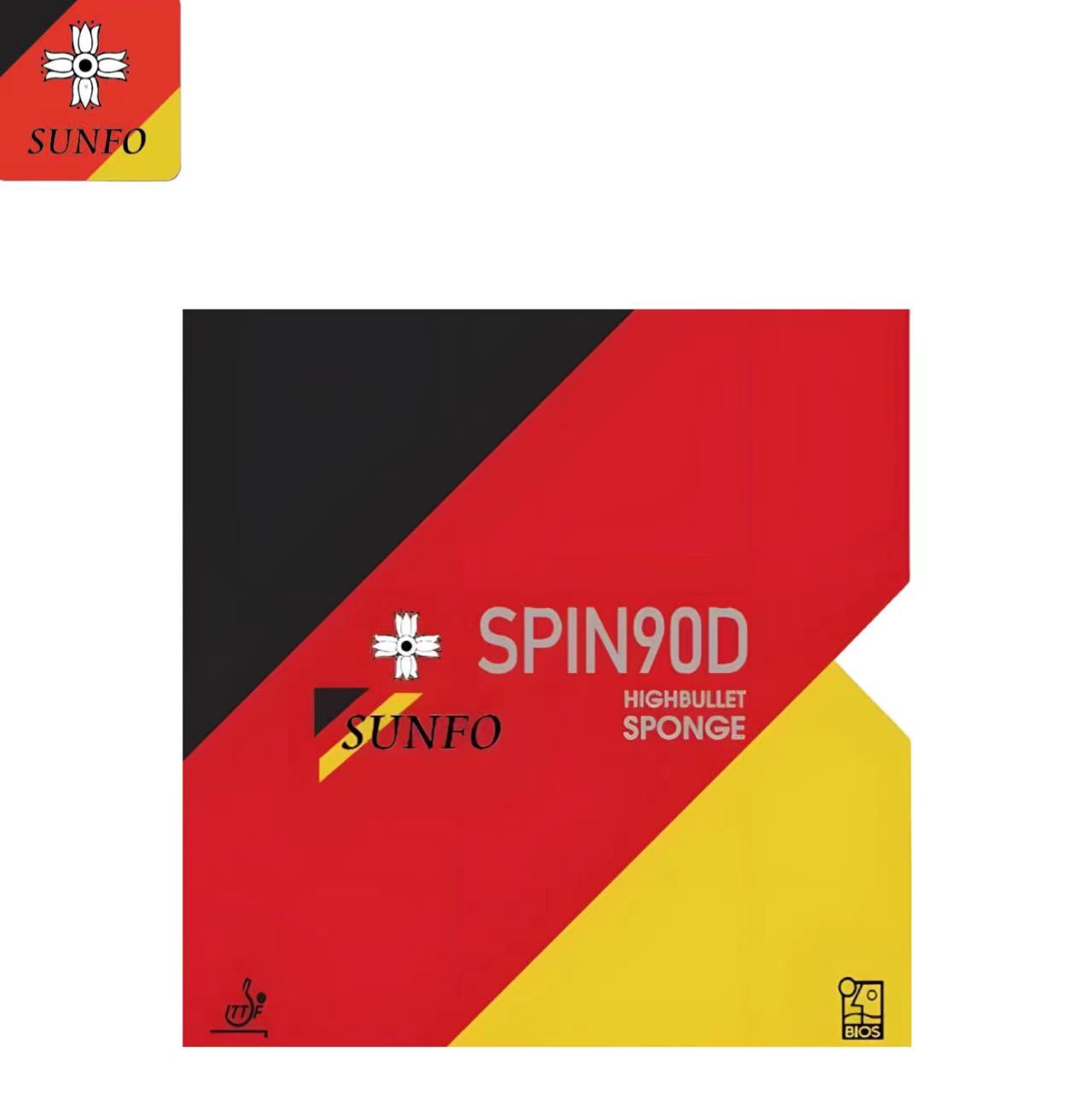 Sunfo Spin90D正手蓝海绵 SP80D反手粉海绵胶皮