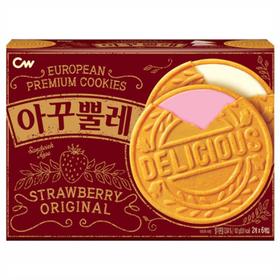 青佑双味薄饼饼干102g청우 아꾸뿔레