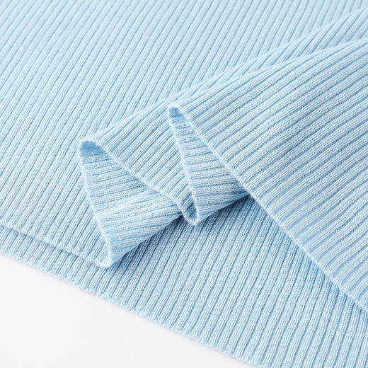 东黎 • 丝绒款女士针织A字扩摆纯色时尚连衣裙 3133 商品图7