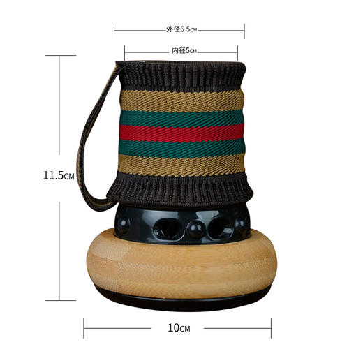 手持5CM砭石艾灸器 推拿  按揉  刮痧艾灸器 包邮 商品图3