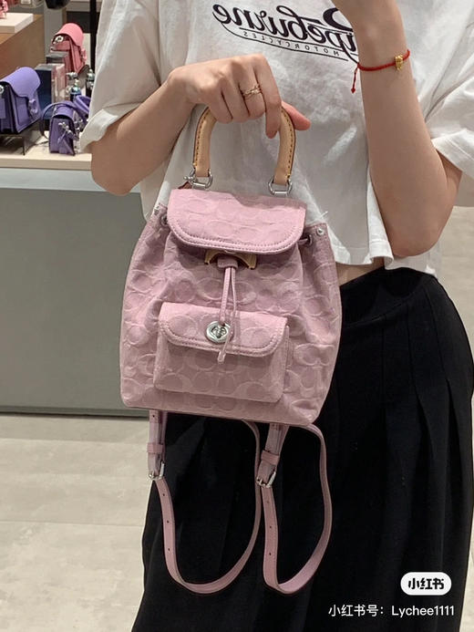 蔻驰香布雷丹宁小双肩 商品图4