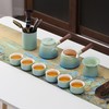 简约日式家用侧把壶功夫茶具便携旅行茶具套装办公室会客干泡茶盘 商品缩略图4