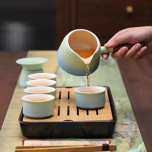 简约日式家用侧把壶功夫茶具便携旅行茶具套装办公室会客干泡茶盘 商品图2
