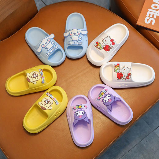 【买一送一】三丽鸥Hello kitty儿童拖鞋夏女童男童大耳狗可爱洞洞鞋软底浴室防滑宝宝凉拖聚★【任选商品需单独购买，不可跨链接合并付款 商品图6
