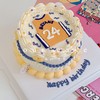 球衣手绘复古蛋糕手绘蛋糕-低糖处理无添加 商品缩略图0