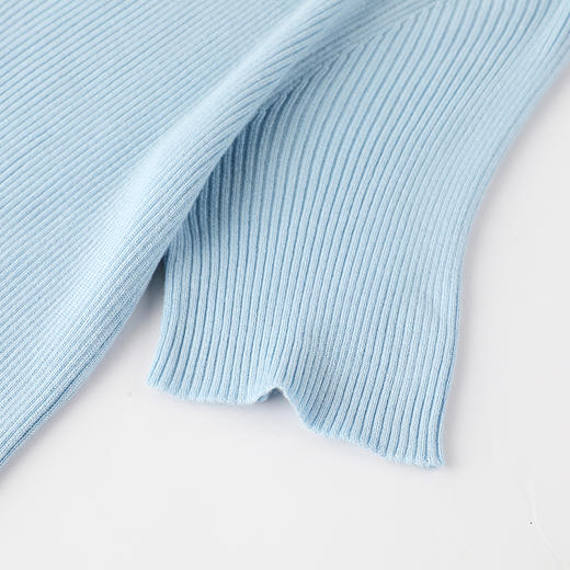 东黎 • 丝绒款女士针织A字扩摆纯色时尚连衣裙 3133 商品图5