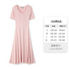 东黎 • 丝绒款女士针织A字扩摆纯色时尚连衣裙 3133 商品缩略图8