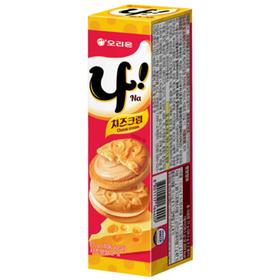 好丽友NA!奶油奶酪夹心饼干77g오리온 나! 치즈크림샌드