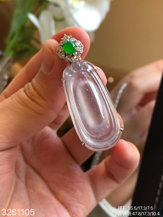 玻璃福贝吊坠  82999【3261105】 商品图0