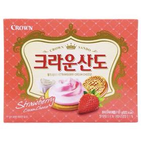 克丽安夹心饼干草莓161g크라운 산도딸기