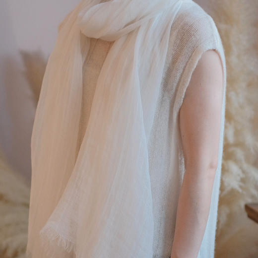 亚麻羊绒披肩 商品图2