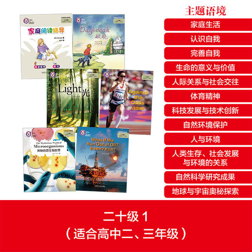 大猫英语分级阅读二十级1(适合高中二、三年级学生)(5册读物+1册指导) 商品图2