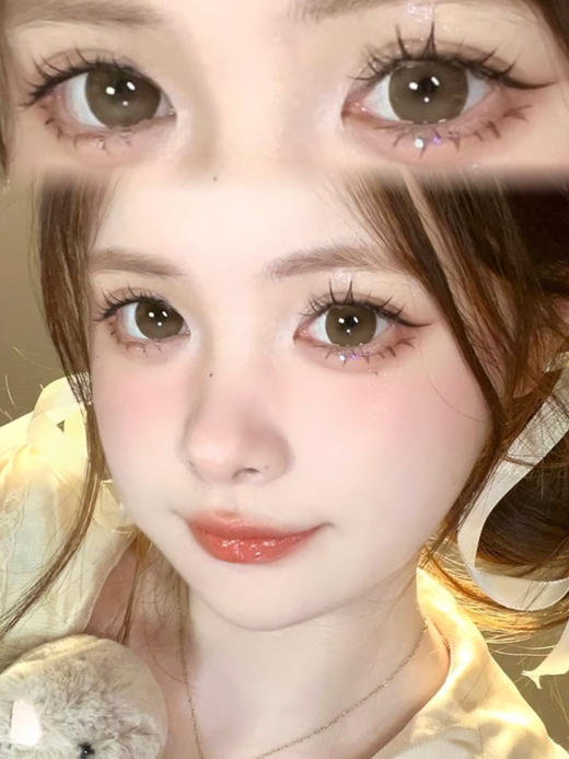 MOUSSE 蜂蜜奶茶棕 「含硅水凝胶」年抛型【编号129】0/100/125/225/250/325/350/375/425度现货，其他度数缺！ 商品图2