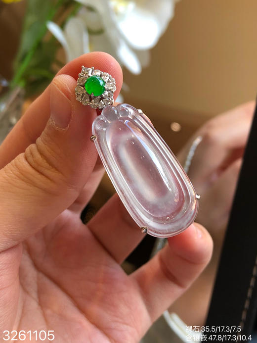 玻璃福贝吊坠  82999【3261105】 商品图1