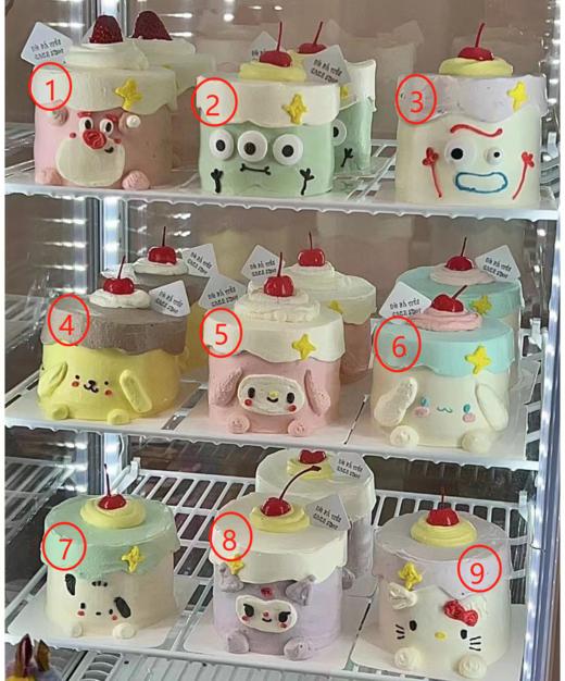 4英寸专场~卡通可爱小蛋糕系列-低糖处理无添加 商品图3