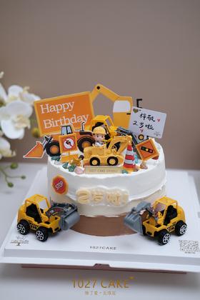 1027CAKE |  挖土机蛋糕 工程车 缤纷款式 挖掘机