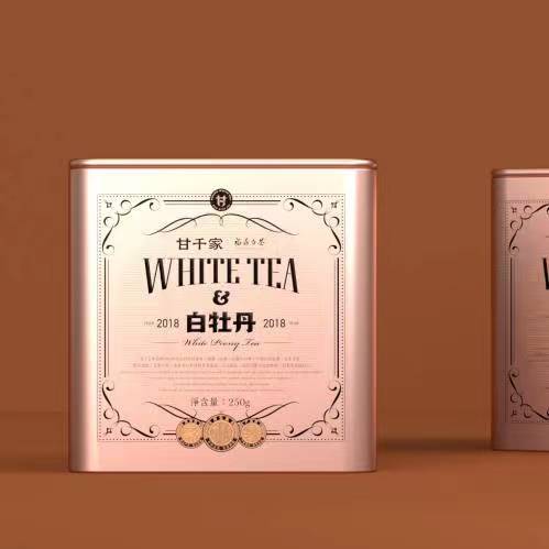 四方罐.2018一级白牡丹 商品图0