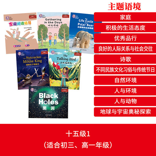 大猫英语分级阅读十五级1(适合初三、高一年级学生)(5册读物+1册指导) 商品图2
