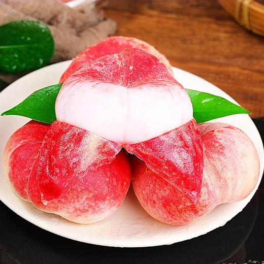 红蜜蟠桃 约500g/份(桃香四溢，鲜嫩多汁） 商品图1