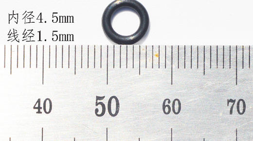 动乐健 路亚软饵O型圈 皮圈 面条虫保护圈1/2/3号 硅胶圈/包/20枚 商品图2