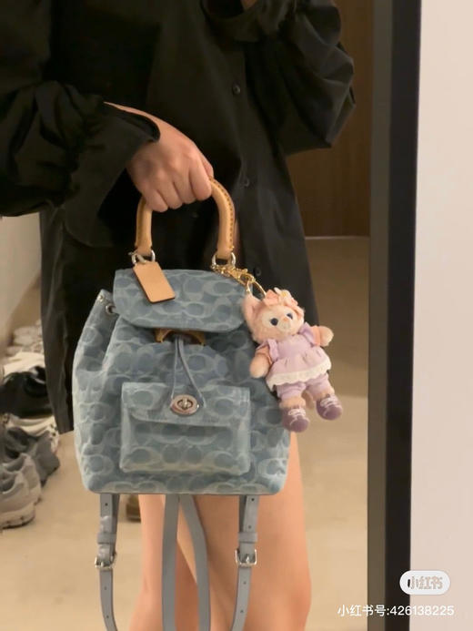 蔻驰香布雷丹宁小双肩 商品图3