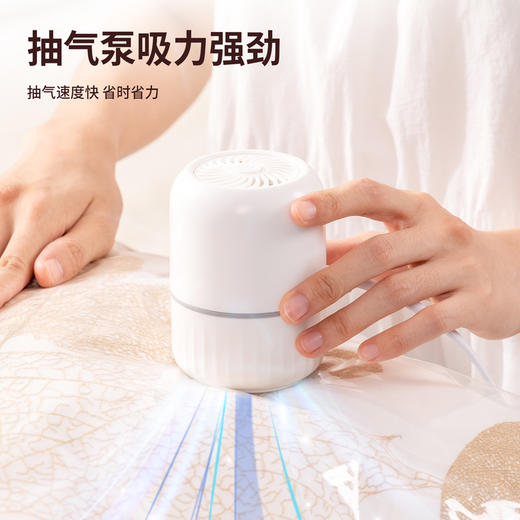 得力LM111电动抽气泵(白)(盒) 商品图2