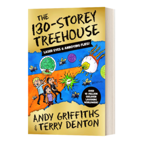 英文原版 The 130-Storey Treehouse 小屁孩树屋历险记11 130层树屋故事 英文版 进口英语原版书籍