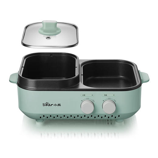 小熊（Bear）电烧烤炉烤串机家用可定时无油烟电烤炉电烤盘烤肉锅 DKL-C12J5 商品图0