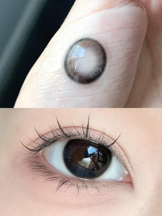 honey egg 半年抛 黑茶茶 直径14.2mm着色13.3mm 商品图6