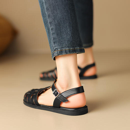 简约舒适，百搭编织罗马凉鞋HBP-5325 商品图1