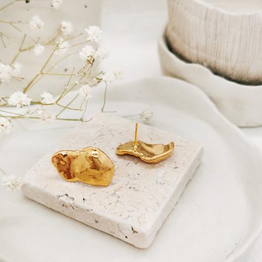 北京仓｜Elise Tsikis-Agheli-金色 耳环［美国设计师］ 商品图3
