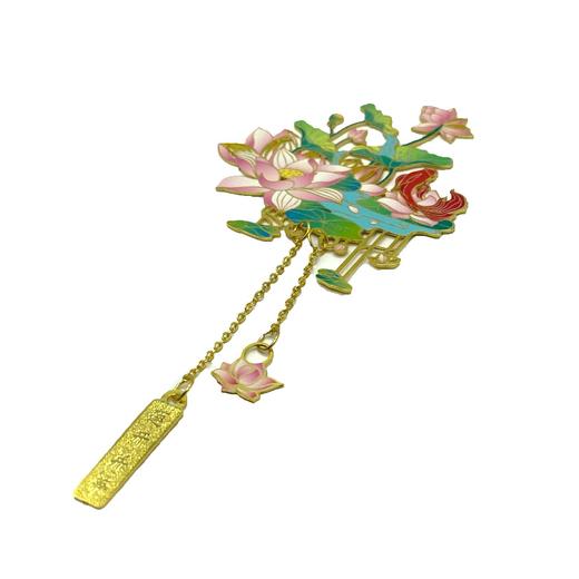 莲开并蒂书签 商品图2