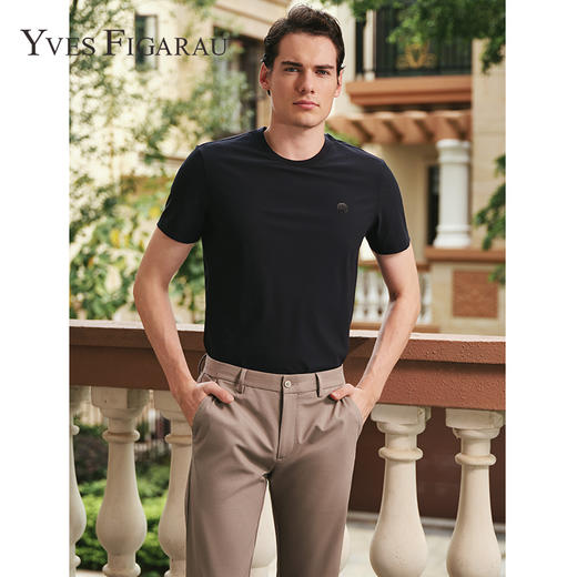 YvesFigarau伊夫·费嘉罗圆领短袖T恤956803 商品图0