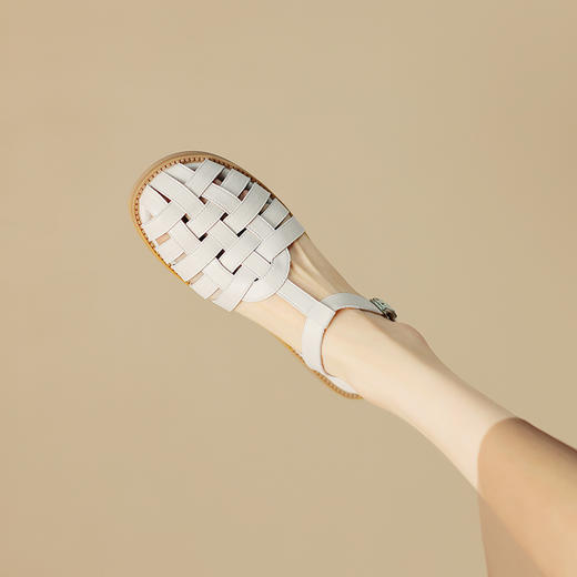 简约舒适，百搭编织罗马凉鞋HBP-5325 商品图6