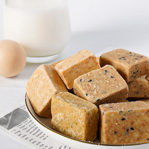 【赶走饥饿感！压缩饼干代餐粗粮饱腹充饥干粮】两片解决迅速补充体力，多种口味，健康粗粮，学生零食户外多口味早餐健康 商品图1