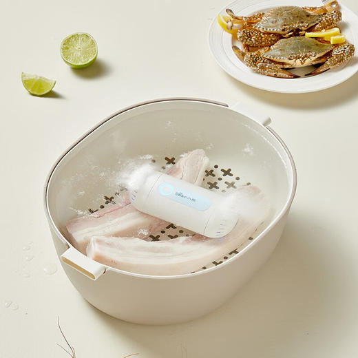 小熊（Bear） 果蔬清洗机 洗菜机蔬菜净化食物双头净化器杀菌灭菌机 灭菌99.9% 商品图6