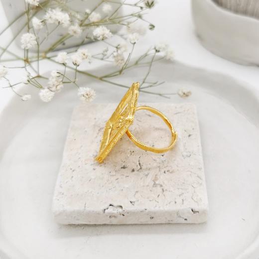 订购8周｜Elise Tsikis-Volissos-YAYA 刻字 金色 戒指［美国设计师］ 商品图5