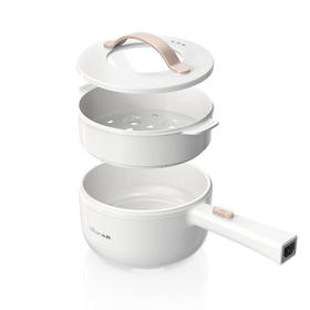 小熊（Bear）电煮锅电热锅蒸煮一体多功能锅宿舍小电锅 DRG-E15F2