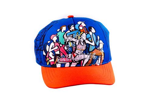 严素全顶帽 梦想NEVERSTOPDREAMING硬帽檐可调头围休闲日常全顶帽健身严素态度 商品图2