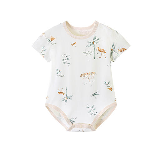 英氏婴儿三角蛤衣连体衣23夏季新款爬服裆哈衣包屁衣YLDBJ2P004A 商品图4