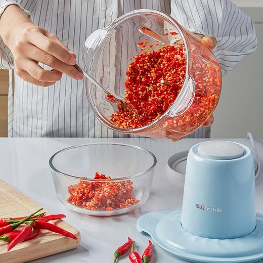 小熊（Bear） 绞肉机 家用电动搅拌机绞馅机切碎肉机辅食料理机绞菜打蒜机切碎机QSJ-C03B1 商品图5