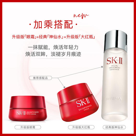 SK-II/skii/sk2 眼霜 微肌因修护焕采眼霜 大红瓶眼霜 淡化眼袋黑眼圈 15克 商品图4