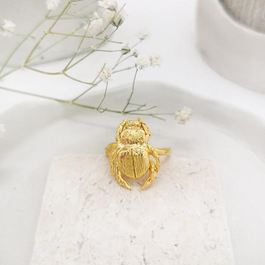 订购8周｜Elise Tsikis-IEPA-甲虫 金色 戒指［美国设计师］ 商品图1